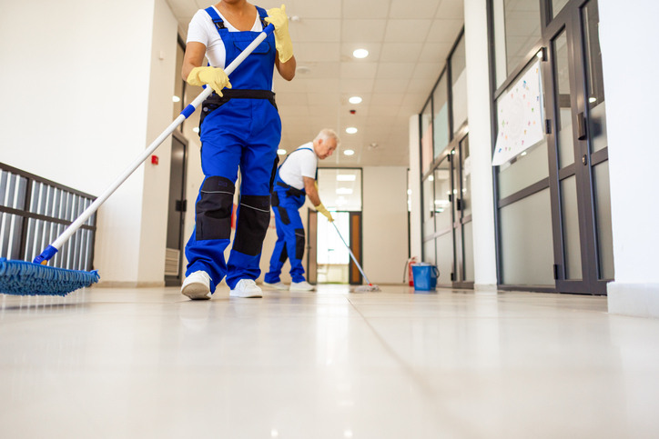 A post-summer cleaning in the entryways to prepare for the season ahead.